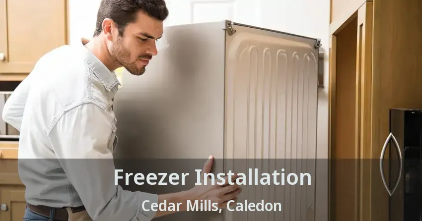 Freezer Installation Cedar Mills, Caledon - ON