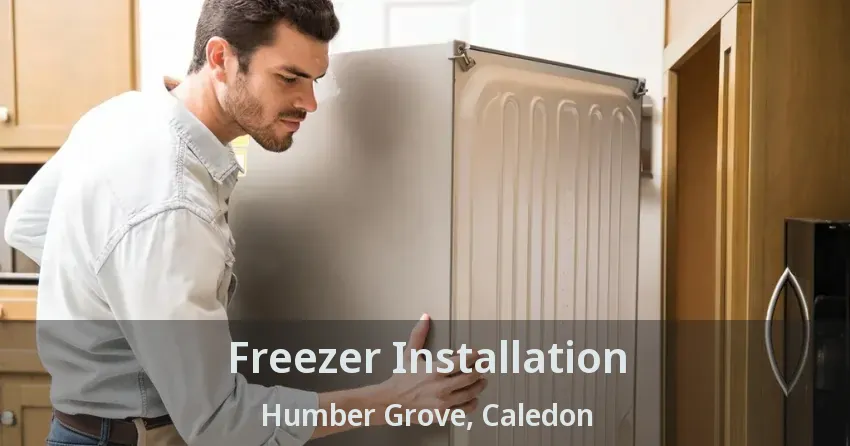 Freezer Installation Humber Grove, Caledon - ON