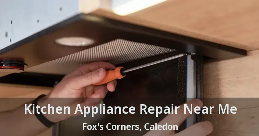 Kitchen Appliance Repair Near Me Fox's Corners, Caledon - ON