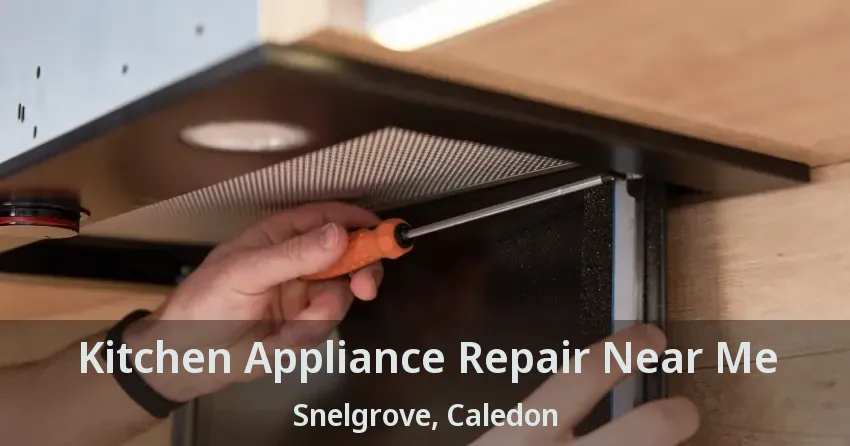Kitchen Appliance Repair Near Me Snelgrove, Caledon - ON